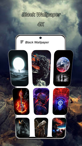 Android application Black Wallpaper & Dark screenshort