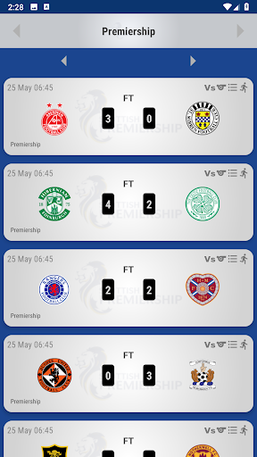 Rangers FC Fan App Screen 3