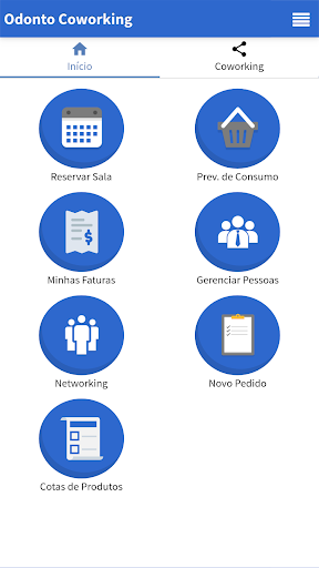 Android application Odonto Coworking screenshort