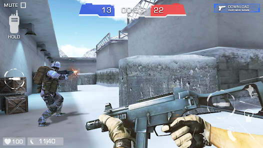 Download A Counter-Strike Global Offensive Player Taking Aim at Their Enemy