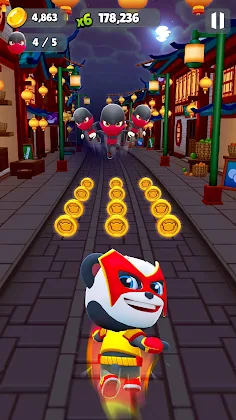 Panda Hero Run Game - Screenshot 1