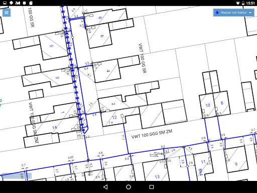 Android application GISMobil TMGA screenshort