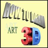 Learn to Draw 3D Art icon