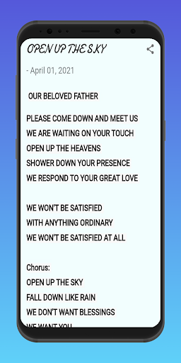 Biblical English Songs Lyrics Screen 3