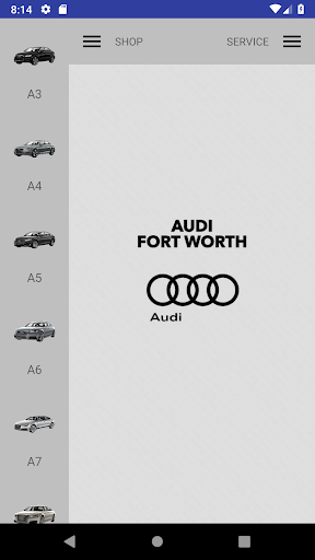 Android application Audi Fort Worth screenshort
