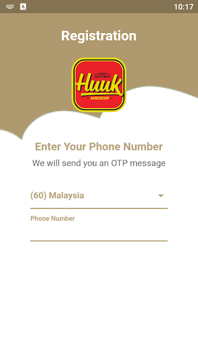Android application Huuk Barber screenshort