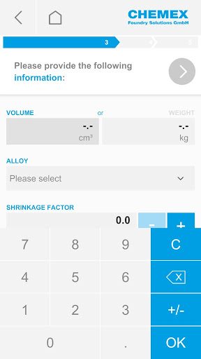 Chemex App Screen 3