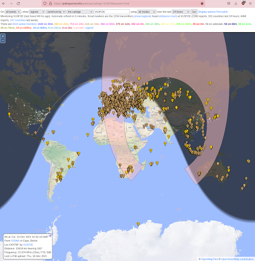 FT8 Decoder Screen 2