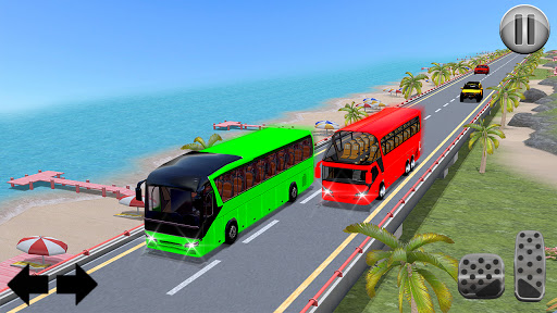 Highway Traffic Bus Racing: Bus Driving Free Games 2.4 screenshots 2