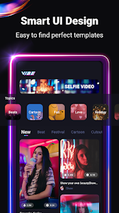 Vibe: Music Video Maker, Effect, No Skill Need Screenshot
