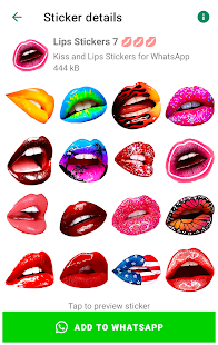 Lips Stickers for WhatsApp 1.0 APK screenshots 6