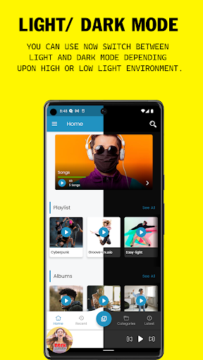 Android application Rock Music Songs Player screenshort