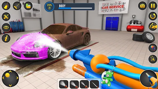 Car Wash Garage - Car Games 3D