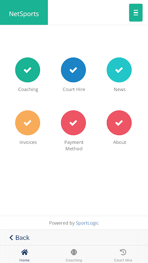 Android application NetSports screenshort