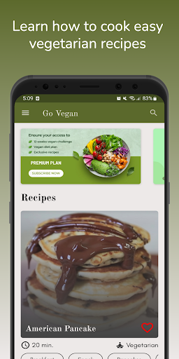 Plant Based Recipes - Go Vegan