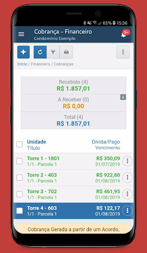 Administrar Condomínios Screen 3