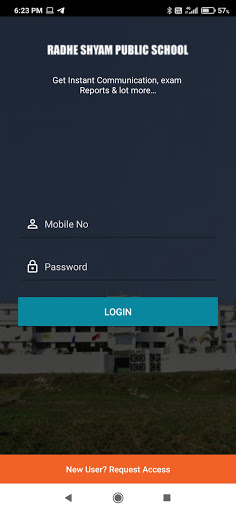 Android application Radhe Shyam Public School screenshort