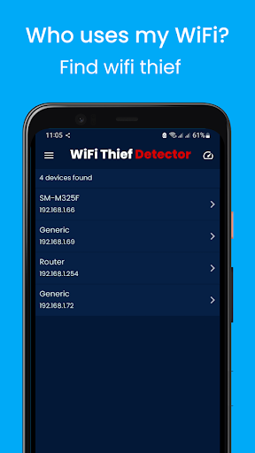 Screenshot of WiFi Thief Detector