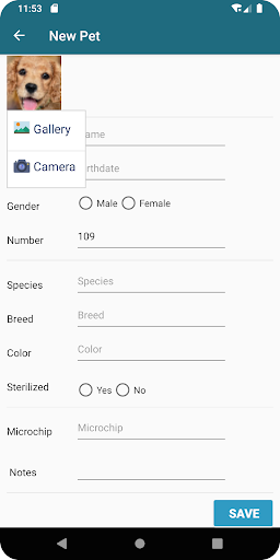 Vet Records Screen 3