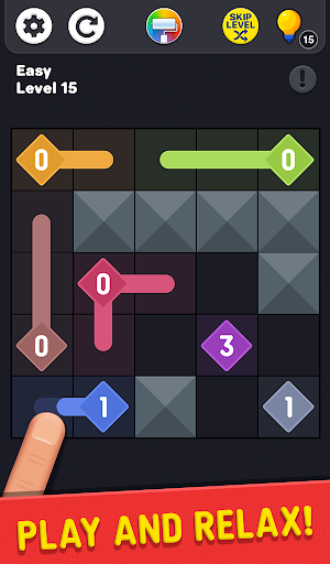 Android application Color Line Connect Puzzle Game screenshort