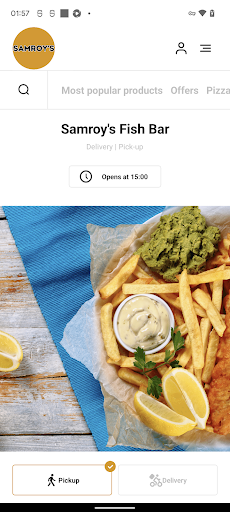 Android application Samroy's Fish Bar Bristol screenshort