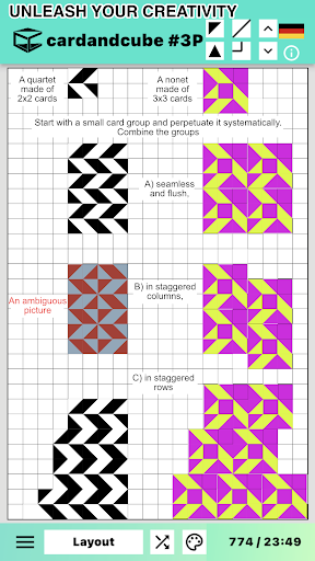 card and cube #3P GEOMETRIC Screen 2