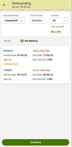 Agrica Digital Finance Screen 3