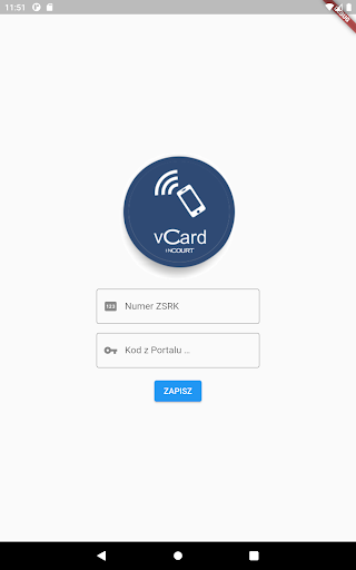 InCourt vCard Screen 3