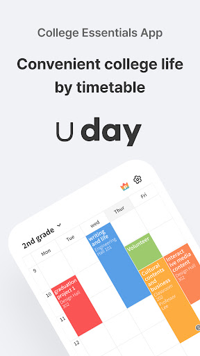 Android application Uday: Timetable, GPA, To-Do screenshort
