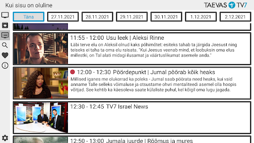 Taevas TV7 Screen 3