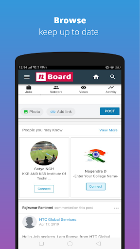 nBoard - Networking App for St Screen 3