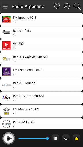 Argentina Radio FM AM Music Screen 3