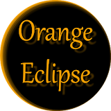 Orange Eclipse Launcher Theme icon