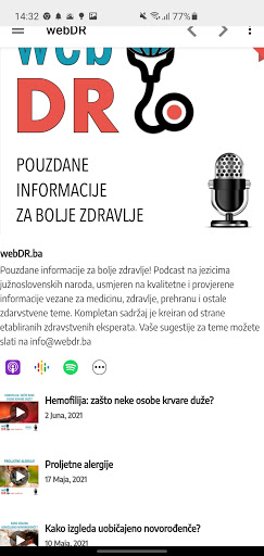 webDR.ba Screen 3