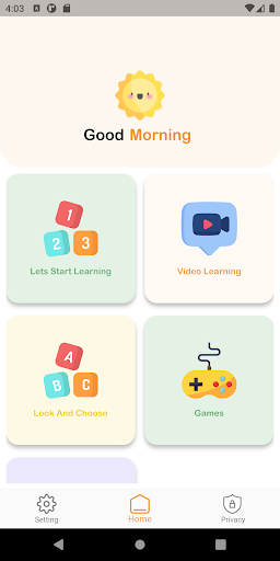Android application ABC kids Phonics & Spelling screenshort