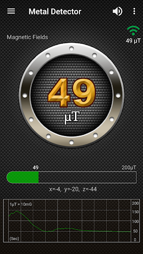 Android application Metal Detector screenshort