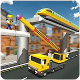 Elevated Train Track Builder : Subway Craft 2021 icon