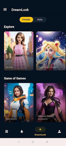 Screenshot of ToonMe photo cartoon maker