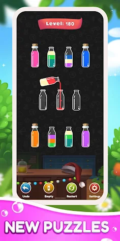 Water color sort - Fun puzzles - Screenshot 2