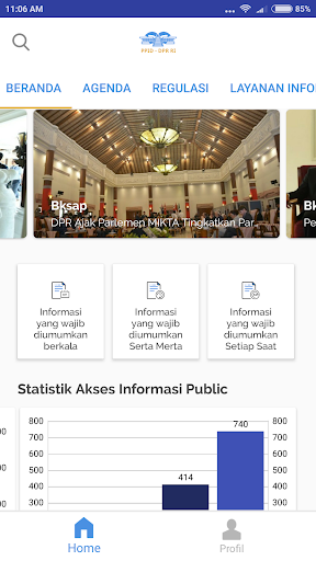 Android application DPR PPID screenshort