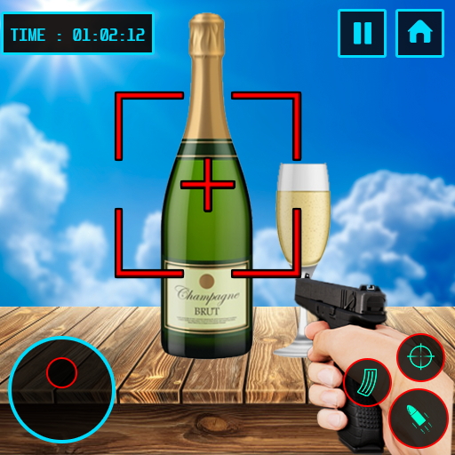 Bottle Shooting Game-Gun Games  Icon