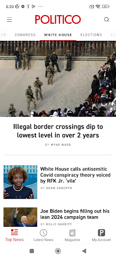 POLITICO Screenshot 3 - AppWisp.com