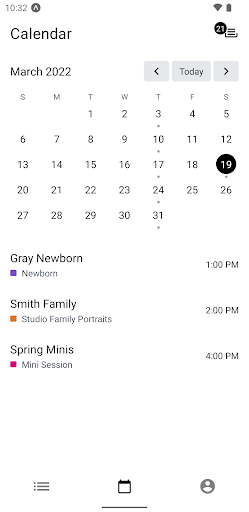 Session - Booking Screen 2