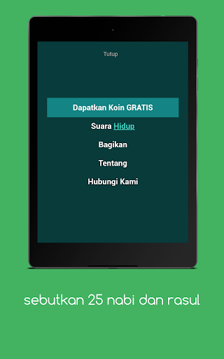 sebutkan 25 nabi dan rasul