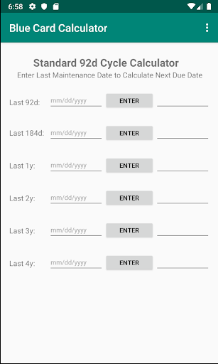 Blue Card Calculator