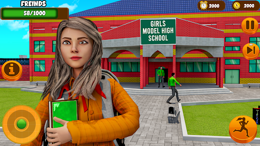 High School Girl Life Sim Game