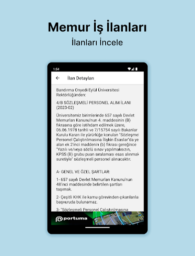 Memur İş İlanları Screen 3
