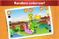 screenshot of Kids Dinosaur Coloring Pages