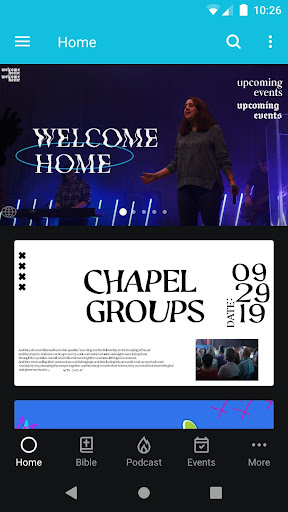 Android application The Chapel KC screenshort