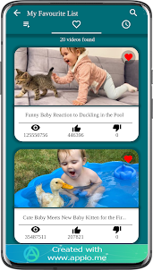 Cute Baby Video App